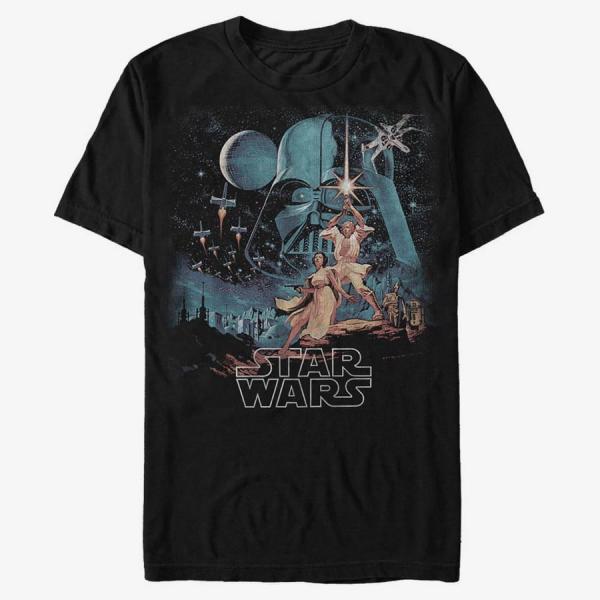 Tričko Merch Star Wars: Classic - Two Hopes Black S