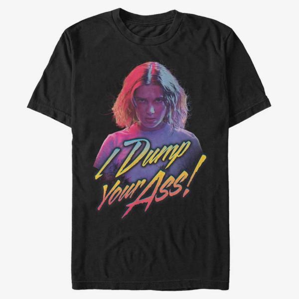 Queens Netflix Stranger Things - Dump You  Black