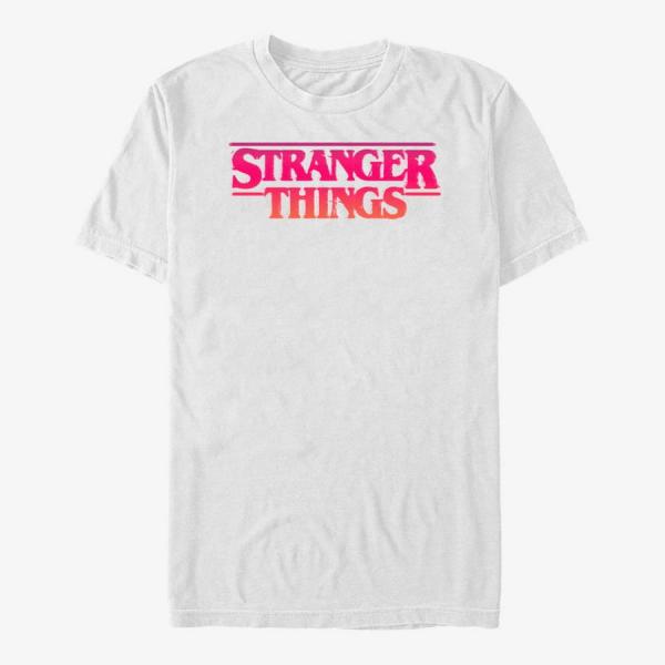 Queens Netflix Stranger Things - Grunge ST Logo  White