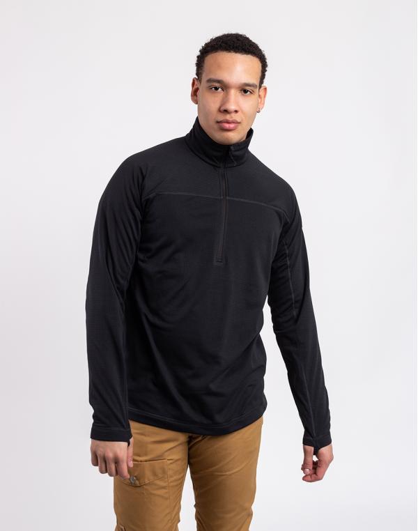 Fjällräven Abisko Lite Fleece Half Zip M 550 Black S