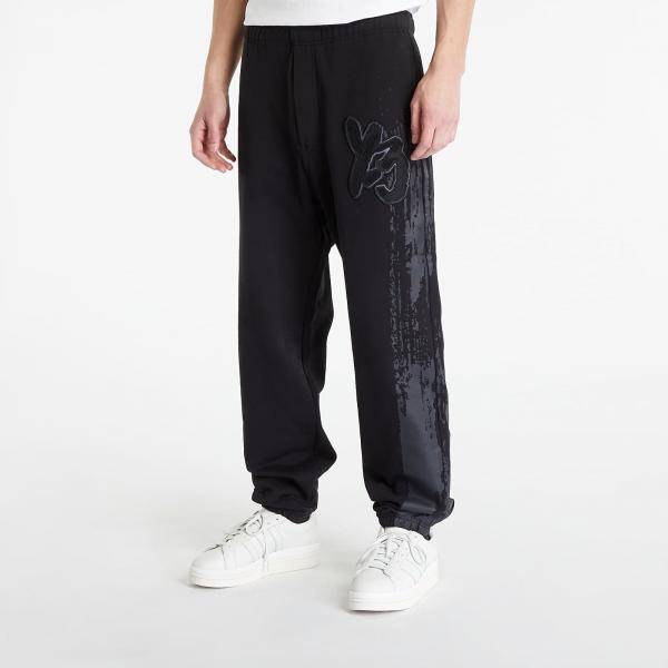 Tepláky Y-3 Graphic Logo French Terry Pants Black L