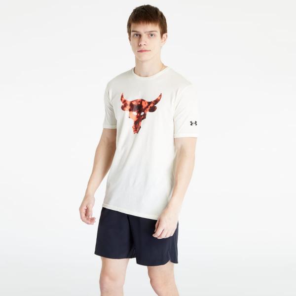 Tričko Under Armour Project Rock Brahma Bull Short Sleeve Tee Ivory/ Black S