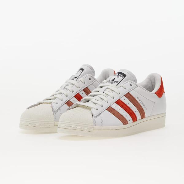 adidas Originals Superstar Crystal White/ Preloved Red/ Clay Starta