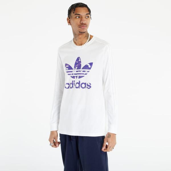 adidas Originals Graphics Camo Stripe Long Sleeve Tee White