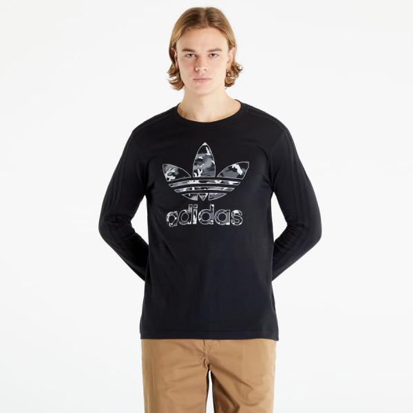 adidas Originals Graphics Camo Stripe Long Sleeve Tee Black