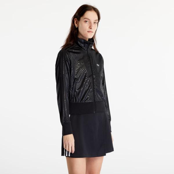 Dámská mikina adidas Originals Marble Print Firebird Track Jacket Black