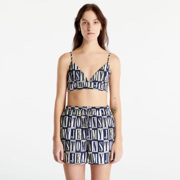 Podprsenka TOMMY JEANS Spellout Bralette Dark Spellout Print M