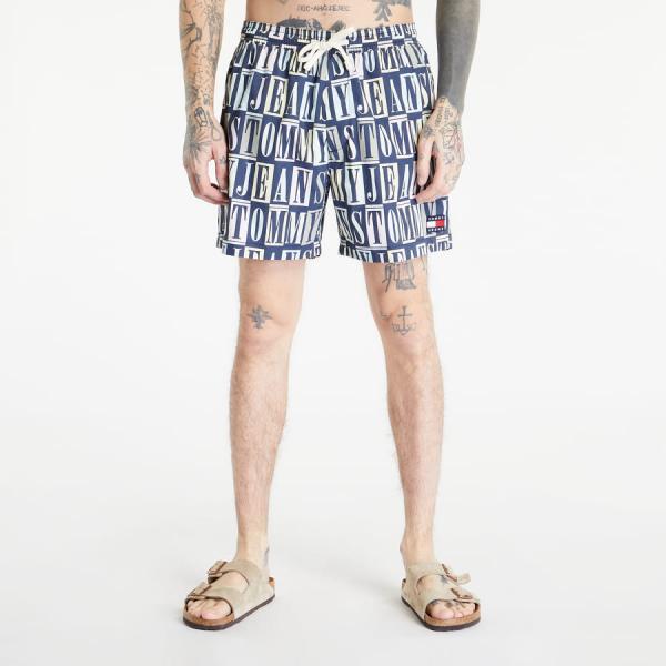 TOMMY JEANS Aop Beach Shorts Blue