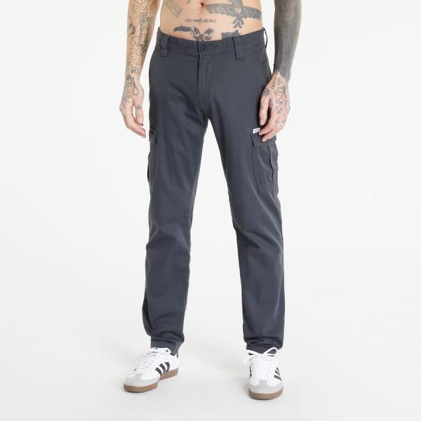 Kalhoty TOMMY JEANS Scanton Slim Cargo Trousers New Charcoal W31/L32