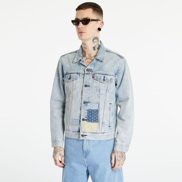 Bunda Levi's ® The Trucker Jacket Torn Up Dx Light Indigo/ Worn In L