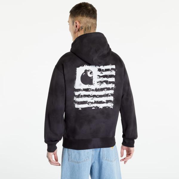 Mikina Carhartt WIP Chromo Sweat Hoodie Black Chromo/ White XS