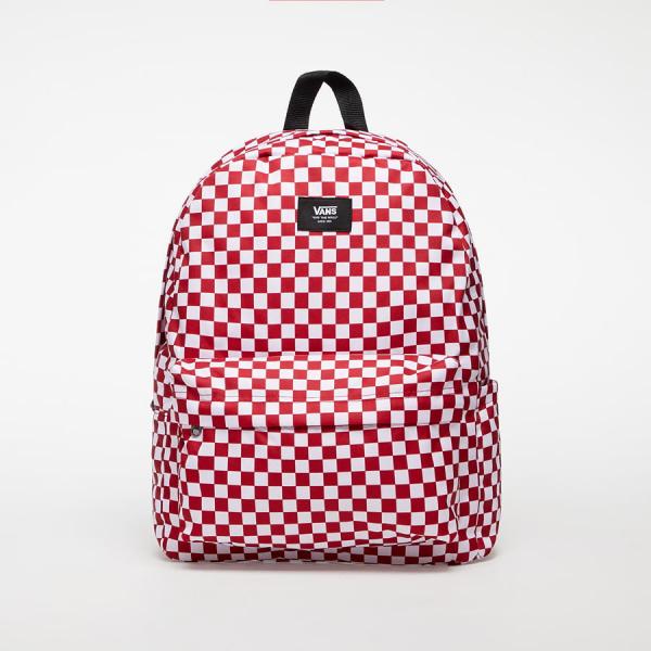 Vans Old Skool Check Backpack Red