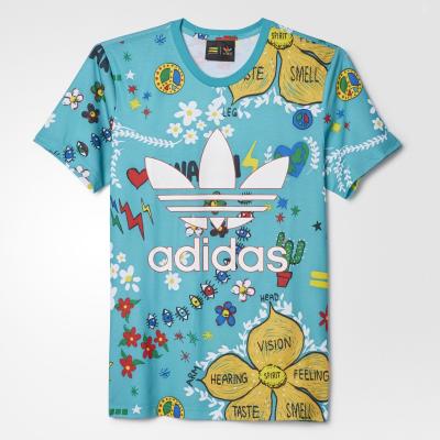 adidas Pharrell Williams Doodle Tee Green/ White