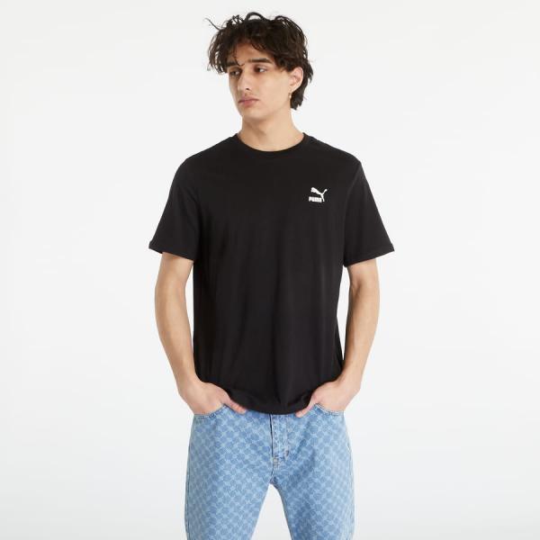 Puma Classics Small Logo Tee Men Black