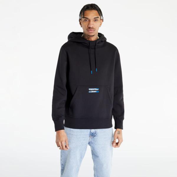 Calvin Klein Jeans Transparent Stripe Hoodie Black