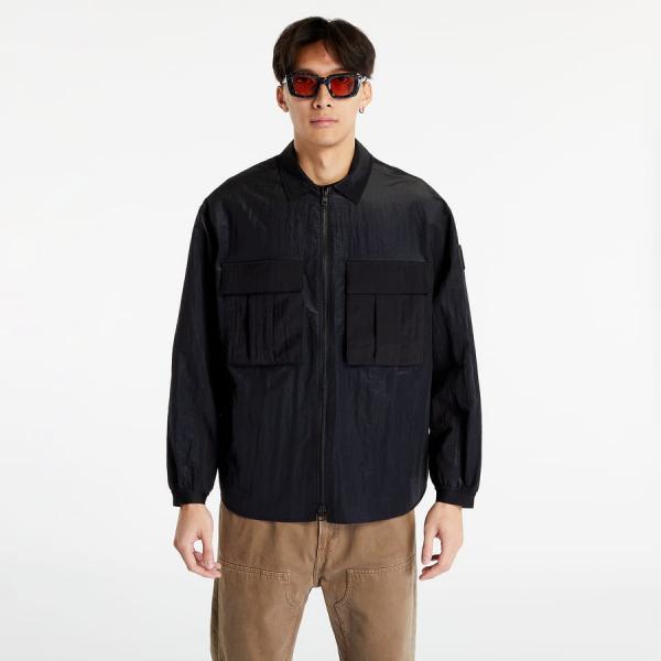 Košile CALVIN KLEIN JEANS Mesh Ripstop Overshirt Black M