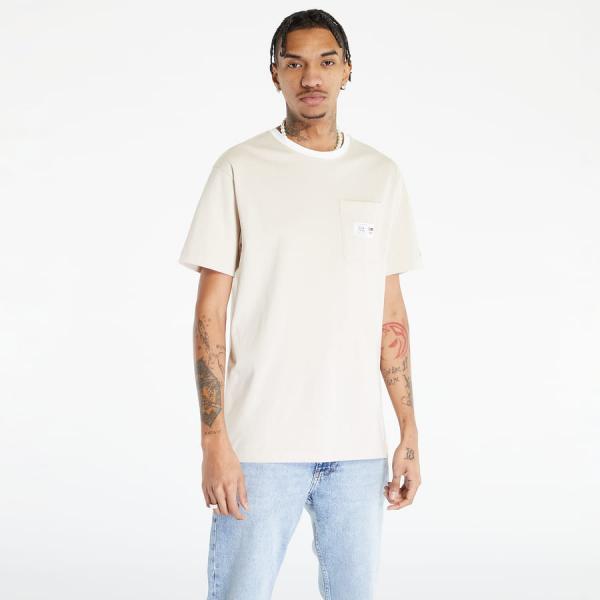 TOMMY JEANS Classic Label Ringe T-Shirt Beige