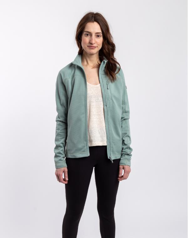 Fjällräven Abisko Lite Fleece Jacket W 674 Misty Green XS