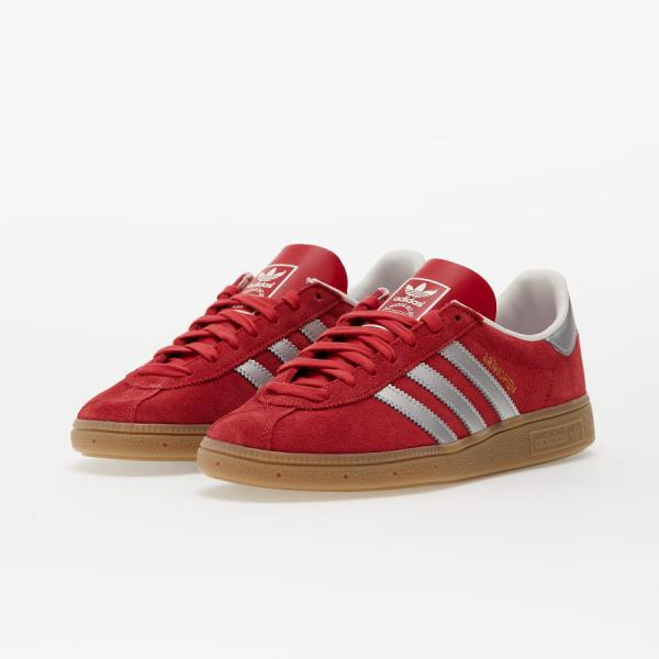 adidas Originals Munchen Scarlet/ Metallic Silver/ Gum4