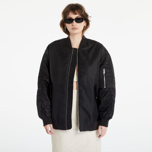 Bunda CALVIN KLEIN JEANS Oversized Bomber Jacket Black XXS