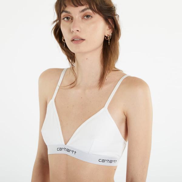 Podprsenka Carhartt WIP W' Script Triangle Bra White