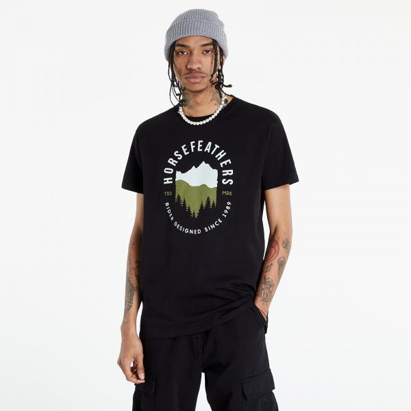 Horsefeathers Skyline Short Sleeve T-Shirt Black