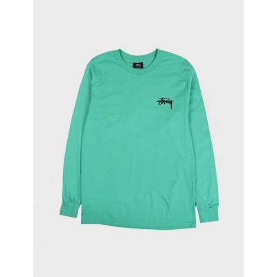 Stüssy Basic Long Sleeve Tee Green