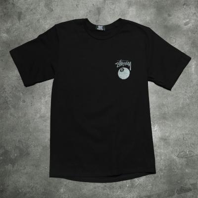 Stüssy 8 Ball Stamp Tee Black