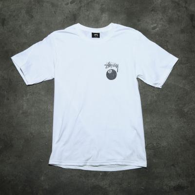 Stüssy 8 Ball Stamp Tee White