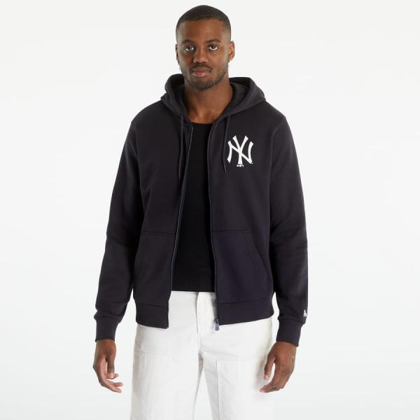 Mikina New Era New York Yankees MLB League Essential Full-Zip Hoodie Navy