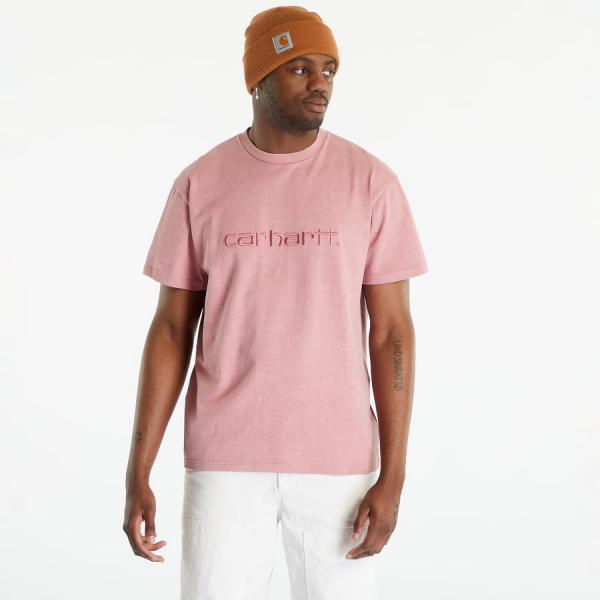 Tričko Carhartt WIP Duster Short Sleeve T-Shirt UNISEX Dahlia Garment Dyed XS