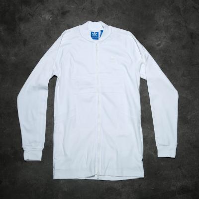 adidas Long Superstar Track Top White