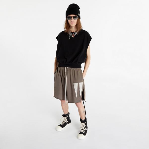Rick Owens DRKSHDW Jersey Trucker Cut Offs Dust