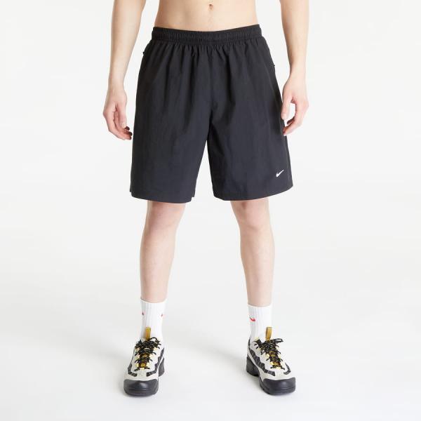 Šortky Nike Solo Swoosh Men's Woven Shorts Black/ White L