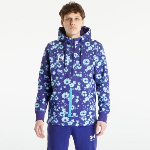 Mikina Under Armour Accelerate Hoodie Sonar Blue/ White L