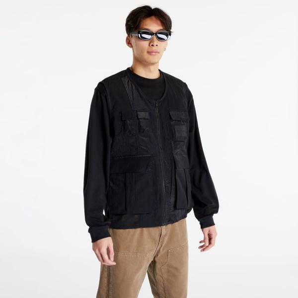 Vesta CALVIN KLEIN JEANS Mesh Ripstop Utility Vest Black M