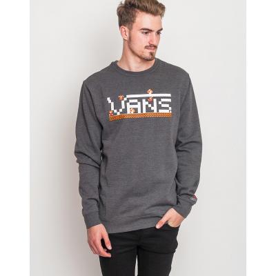 Mikina Vans NINTENDO x MARIO CREW Charcoal Heather