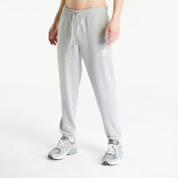 Tepláky New Balance Essentials Stacked Logo French Terry Sweatpant Athletic Grey