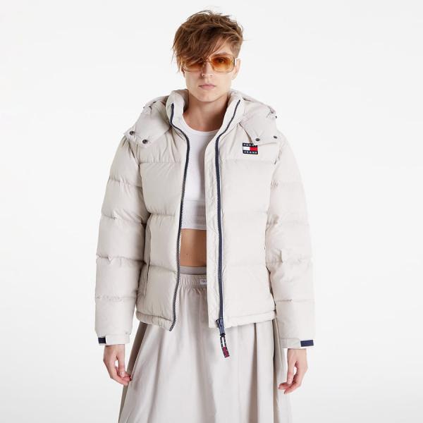 Dámská zimní bunda TOMMY JEANS Alaska Winter Puffer Stony Beige