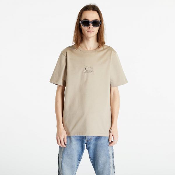 C.P. Company Mercerized Jersey Relaxed Fit T-Shirt Cobblestone