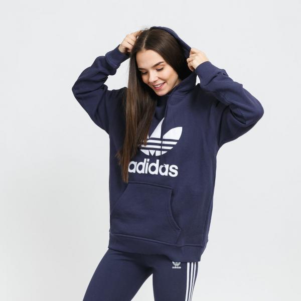 Mikina adidas Originals Trefoil Hoodie Navy S