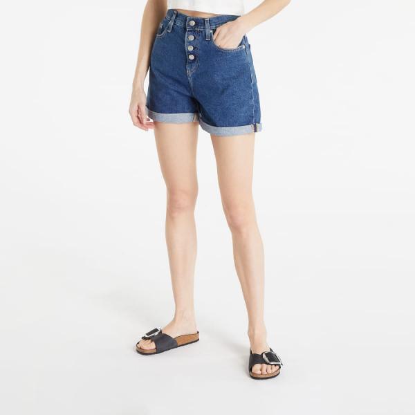 Šortky CALVIN KLEIN JEANS Mom Shorts Blue W29