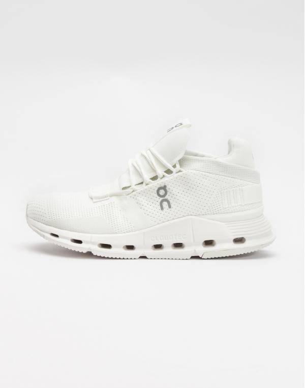 On Cloudnova Undyed-White/White 37