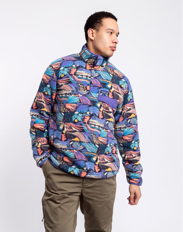 Patagonia M's LW Synch Snap-T P/O Joy: Pitch Blue S