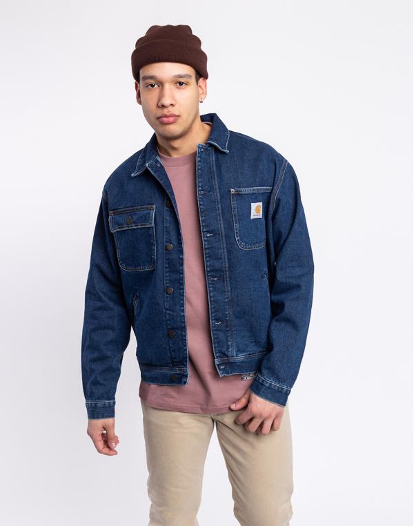 Carhartt WIP Saledo Jacket Blue stone washed L