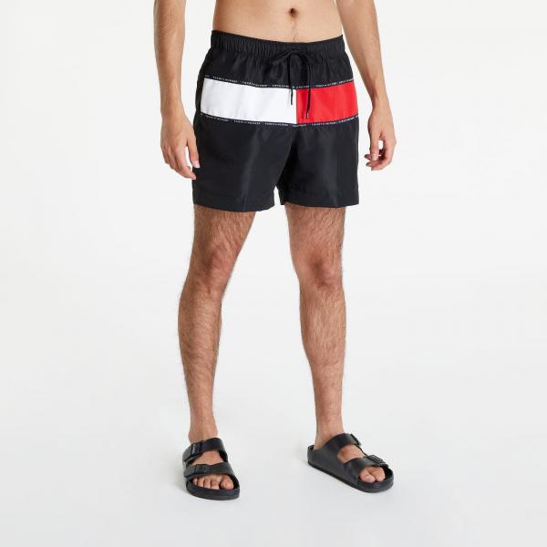 Tommy Hilfiger Mid New Flag Drawstring Black