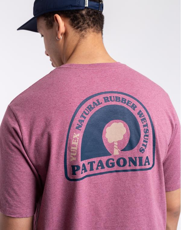 Tričko Patagonia M's Rubber Tree Mark Responsibili-Tee Evening Mauve