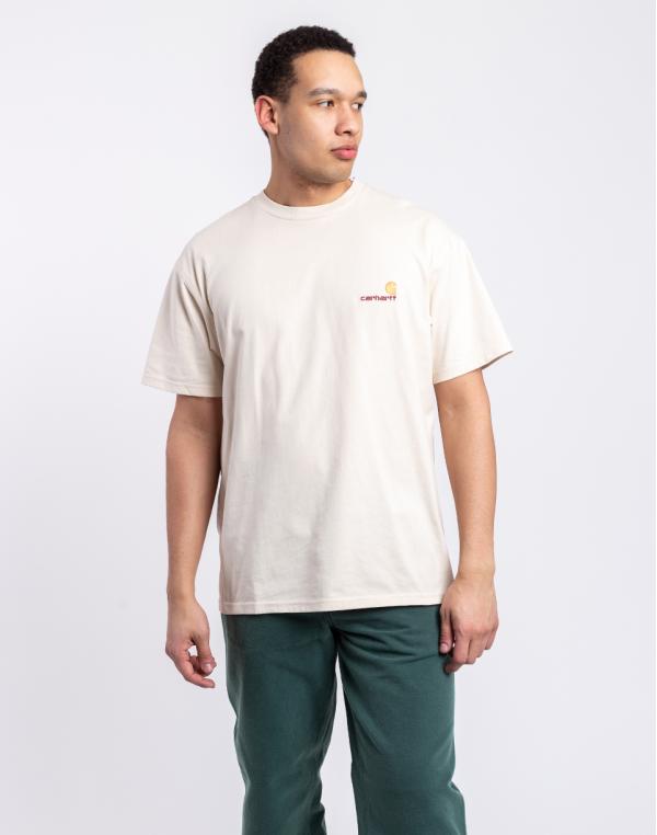 Tričko Carhartt WIP S/S American Script T-Shirt Natural