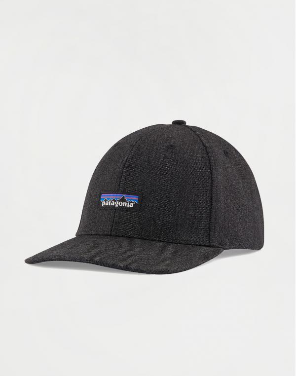 Patagonia Tin Shed Hat P-6 Logo: Ink Black