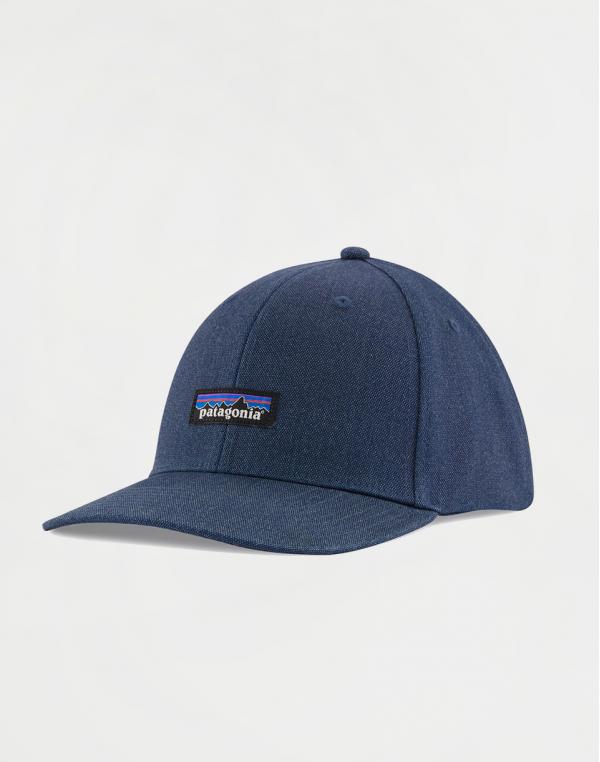 Patagonia Tin Shed Hat P-6 Logo: Stone Blue